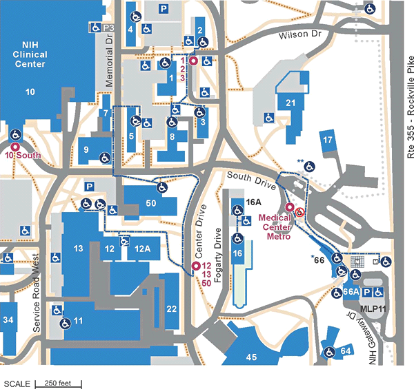 NE Section - Detailed Accessibility Access Map