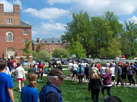 NIH Health Angels Halo Chase participants and viewers