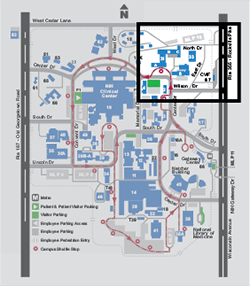 Detailed Accessibility Map of North East Section