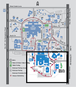 Detailed Accessibility Map of Northwest Section