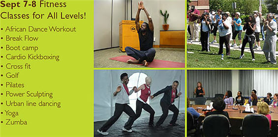 Sept 7-8 fitness Classes for All Levels Sept 7-8 fitness Classes for All Levels